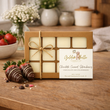 Load image into Gallery viewer, Chocolate Covered Strawberry Wax Melt
