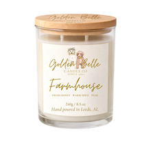 Load image into Gallery viewer, Farmhouse 8.5 oz candle
