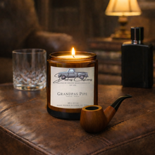 Load image into Gallery viewer, Grandpas Pipe 6.5 oz candle
